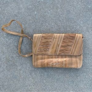 VINTAGE genuine EEL skin bag